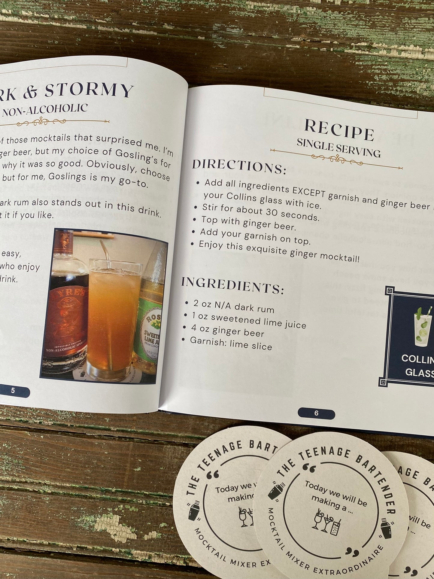 (SIGNED)The Teenage Bartender's Mocktail Guide (Hardcover)